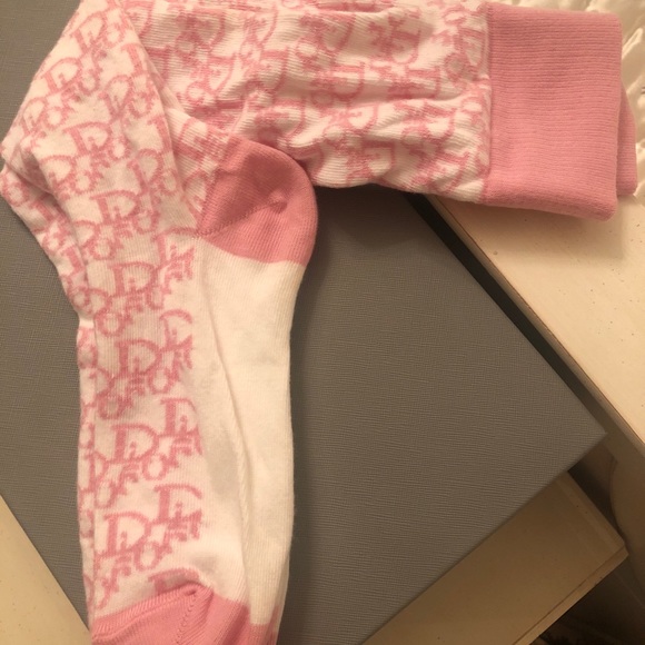 dior monogram socks